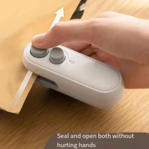 Portable Rechargeable 2-in-1 Bag Sealer & Cutter
