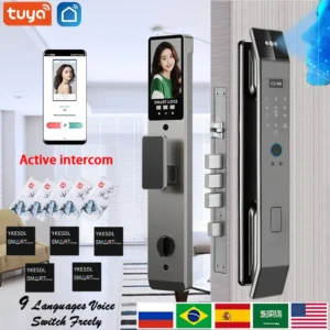 Smart Life APP Control Voice Intercom Smart Lock